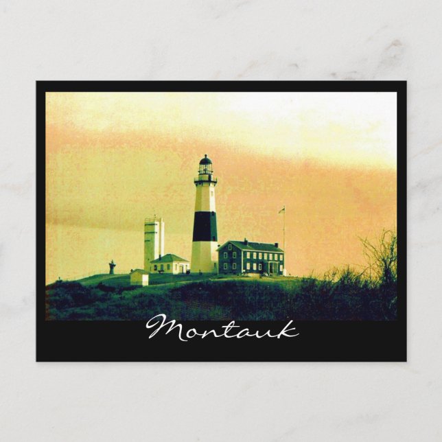 Postal casa de luz montauk (Anverso)