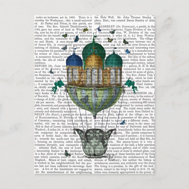 Postal Casa de mariposas (Anverso)