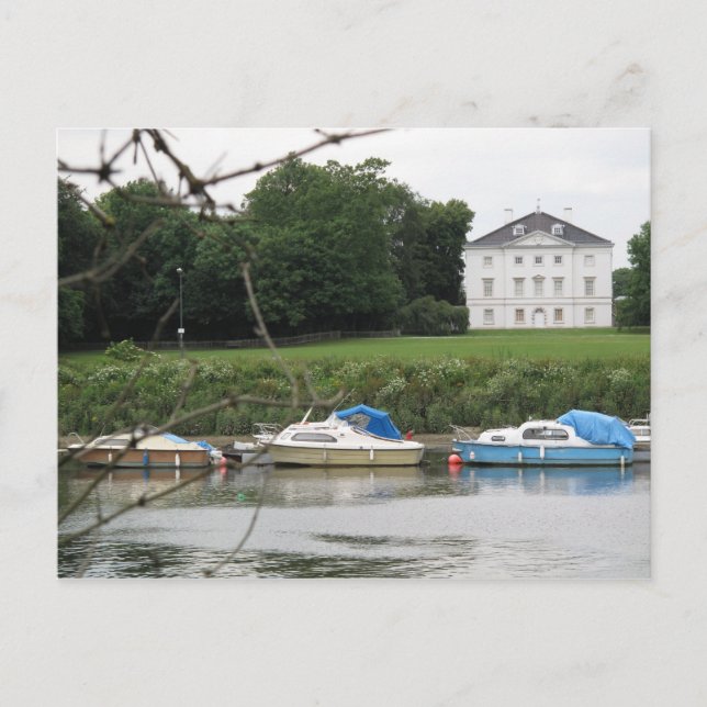 Postal Casa de mármol de la colina, Twickenham, (Anverso)