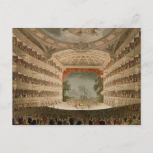 Postal Casa de ópera del Teatro Kings