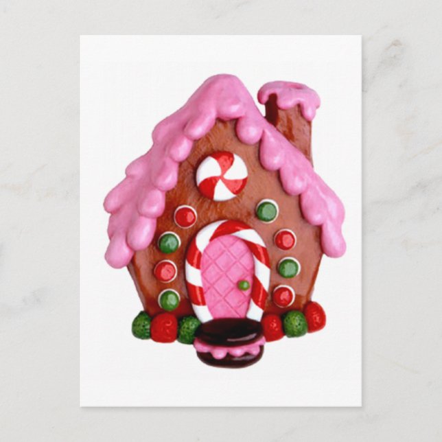Postal Casa de pan de jengibre (Anverso)
