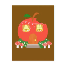 Casa de rana de frutas de Apple