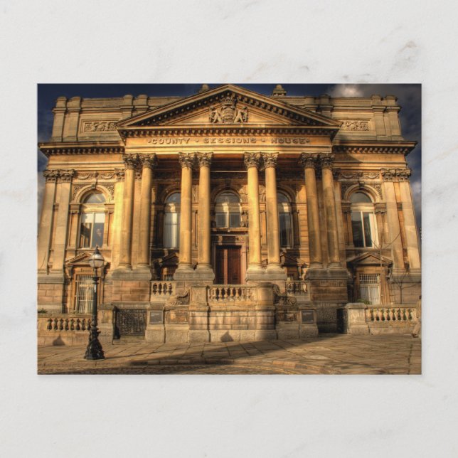 Postal Casa de sesiones del condado en la calle William B (Anverso)