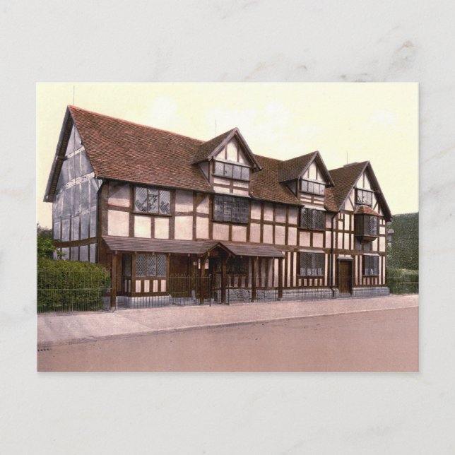 Postal Casa de Shakespeare (Anverso)