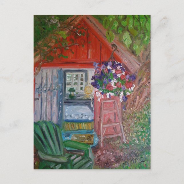 Postal casa de snoopy (Anverso)