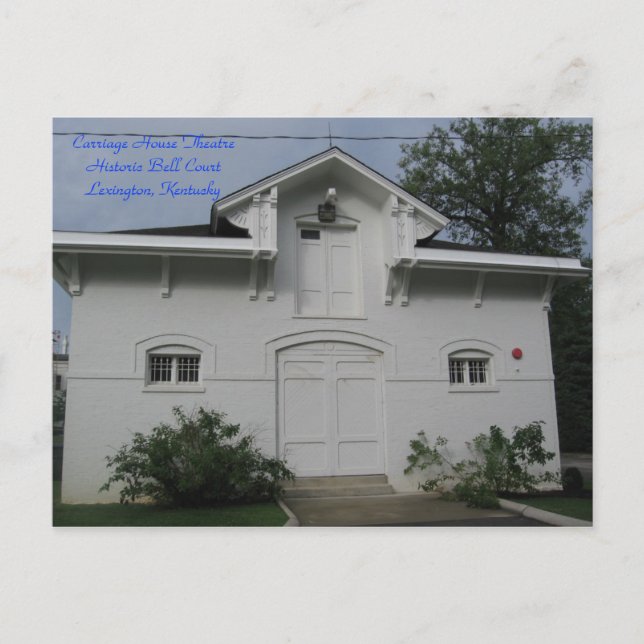 Postal Casa de teatro de Carriage House hogar de Studio P (Anverso)