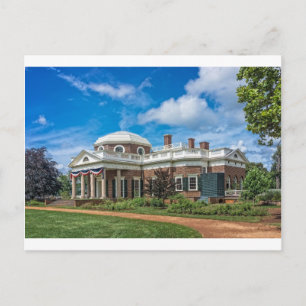 Postal Casa de Thomas Jefferson en Monticello