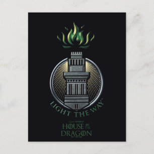 Postal CASA DEL DRAGÓN   Emblema de la Casa Hightower