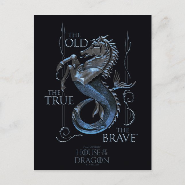 Postal CASA DEL DRAGÓN | House Velaryon Sigil (Anverso)