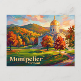 Postal Casa del Estado de Vermont EE. UU.