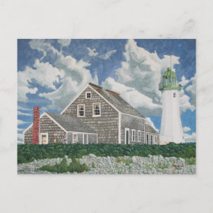 Postal Casa del farero de Scituate