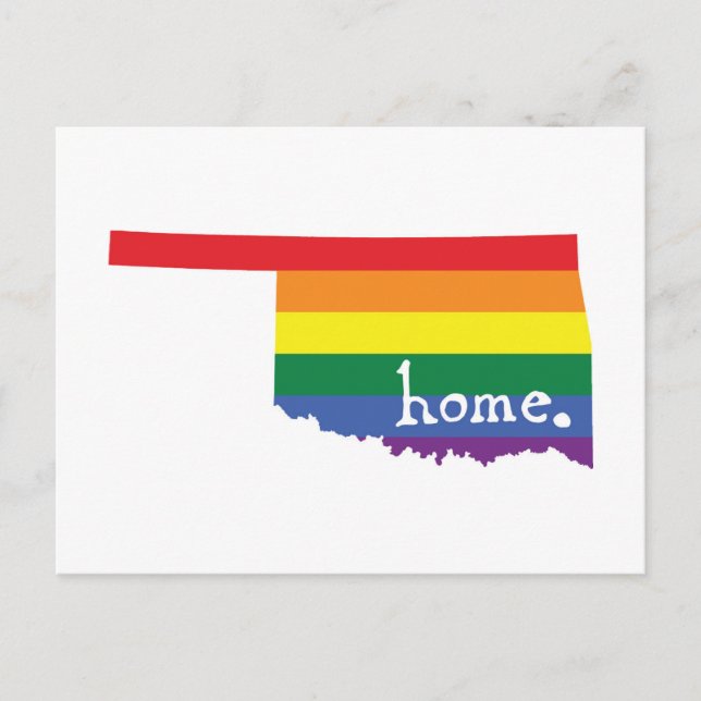 Postal Casa del Orgullo Gay | Oklahoma (Anverso)