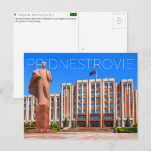 Postal Casa del Parlamento, Tiráspol, Pridnestrovie Viaje
