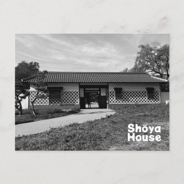 Postal Casa del patrimonio japonés Shoya (Anverso)