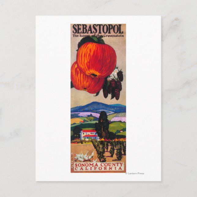 Postal Casa del Poster Gravenstein (Anverso)