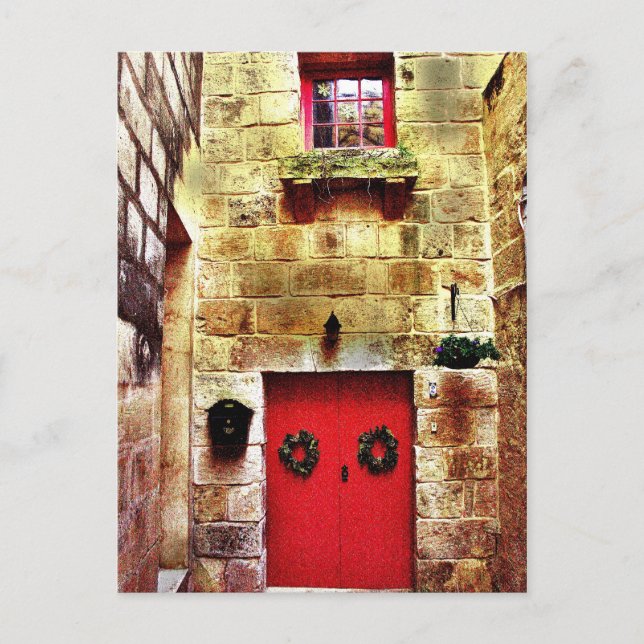 Postal Casa en el callejón (Anverso)