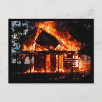 POSTAL CASA EN FUEGO