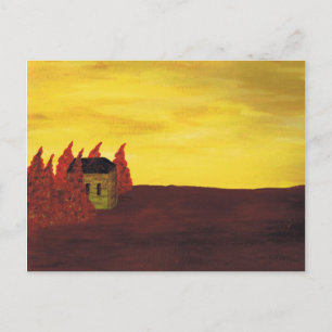 Postal casa en los árboles