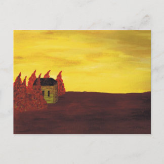 Postal casa en los árboles