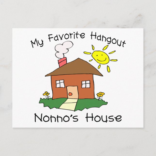 Postal Casa favorita de Hangout Nonno (Anverso)