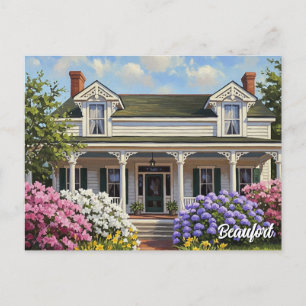 Postal Casa histórica en Beaufort, Carolina del Norte