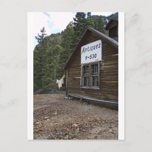 Postal casa histórica en la mina neosho (Anverso)