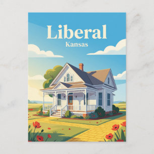 Postal Casa Liberal de Dorothy Kansas