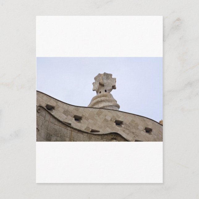 Postal casa mila barcelona (Anverso)