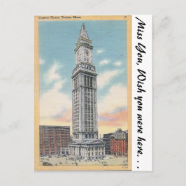 Postal Casa personalizado, Boston, misa.