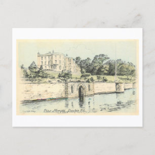 Postal Casa Plas Newydd antigua
