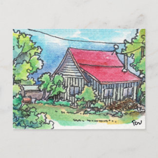 Postal Casa Roja en el 89