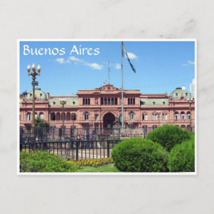 Postal casa rosada