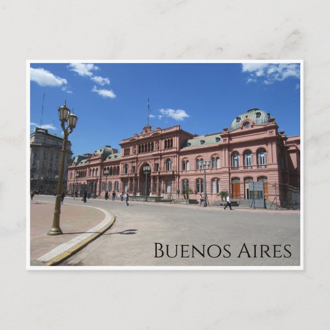 Postal casa rosada buenos aires (Anverso)