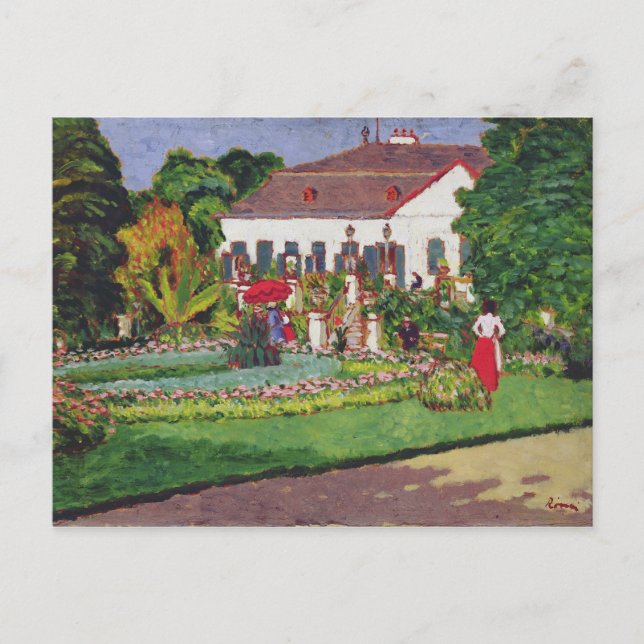 Postal Casa señorial en Kertvelyes, 1907 (Anverso)