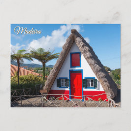 Postal Casa tradicional de Santana en Madeira, Portugal