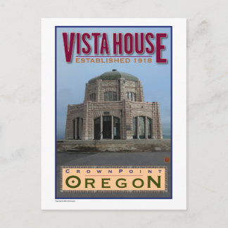 Postal Casa TRAVEL-Oregon-Vista-