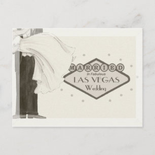 Postal Casado En La Fabulosa Postcard De Las Vegas