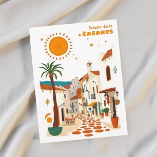 Postal Casares España vacaciones Málaga Postcard