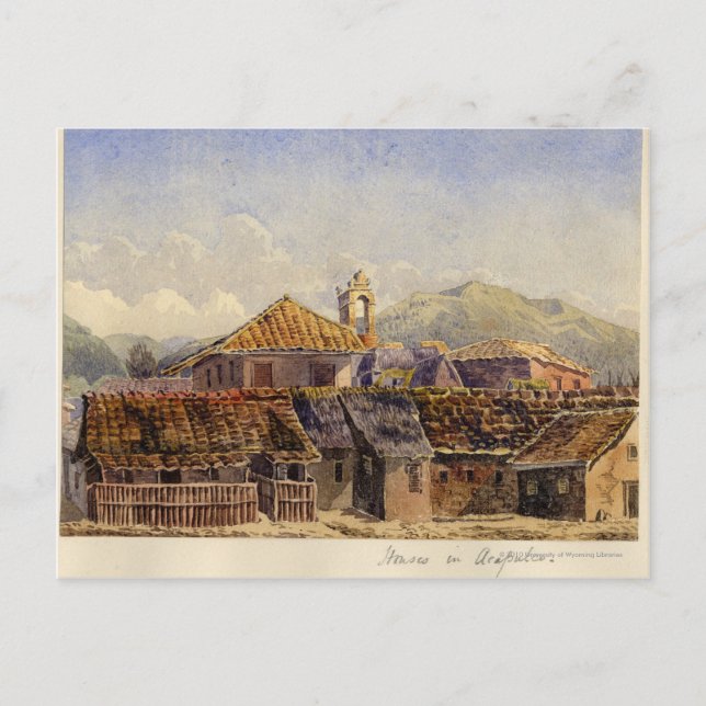 Postal Casas de Acapulco (Anverso)