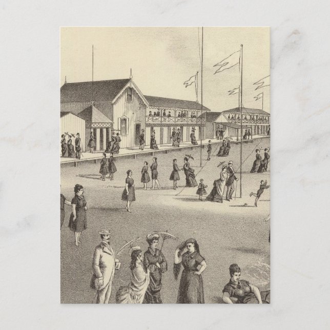 Postal Casas de baño Ross, Ocean Grove, NJ (Anverso)