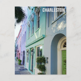 Postal Casas de Fila Arcoiris de Charleston South Carolin