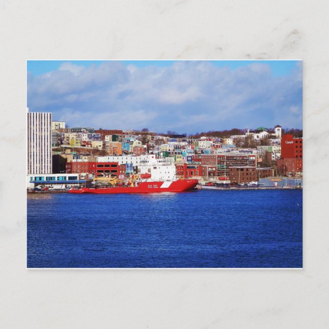 Postal Casas de gelatina en St. John's (Anverso)