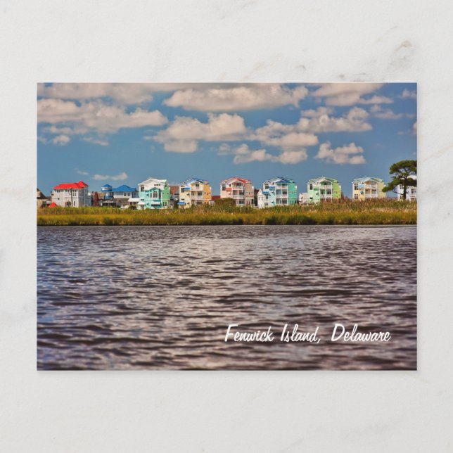 Postal Casas de Playa (Anverso)