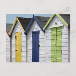 Postal Casas de playa de costa inglesa