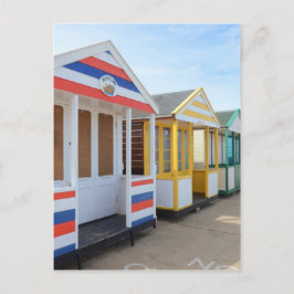 Postal Casas De Playa Del Este De Inglaterra
