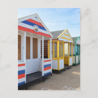 Postal Casas De Playa Del Este De Inglaterra