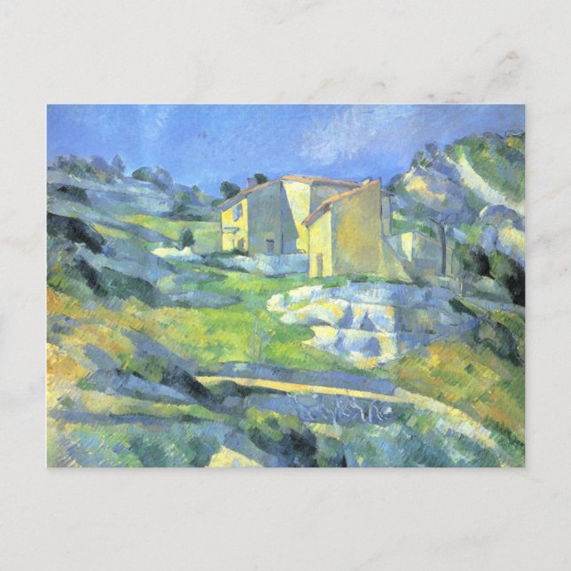 Postal Casas de Provenza Paul Cezanne (Anverso)
