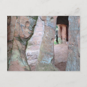 Postal Casas de rock de Kinver Edge