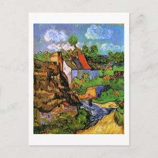 Postal Casas del Bella Artes Auvers Van Gogh