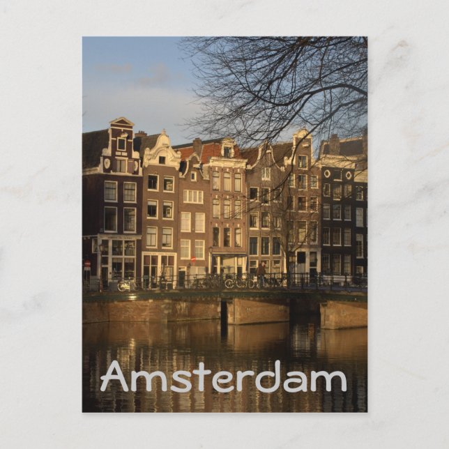 Postal Casas del canal (Anverso)